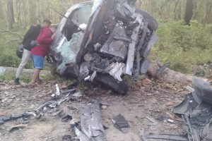 सुनसरीको तरहरामा तीव्र गतिमा दौडेको कार रूखमा ठोक्किँदा एकको मृत्यु, तीन घाइते