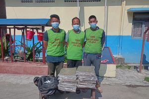 धरानमा १९ केजी गाँजासहित तीन जना पक्राउ !