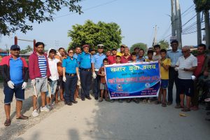 खानारमा सहरी विकास सरसफाइ अभियान सम्पन्न !