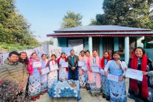 कपडामा अचरा फुलबुट्टा भर्ने स्तरवृद्धि तालिम सम्पन्न !