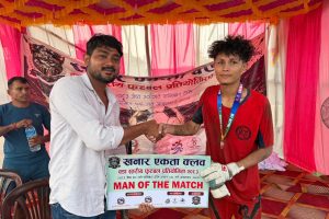 पेनाल्टीमा प्रकाशपुर भेटरानलाई हराउँदै गणेश मन्दिर सेमिफाइनलमा, दिपु चौधरी बने म्यान अफ द म्याच